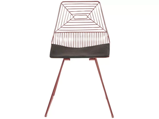 Lot De 2 Chaises De Salle à Manger En Métal Rose Doré BEATTY -Meilleur Meubles Magasin chaise 18902291