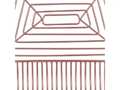 Lot De 2 Chaises De Salle à Manger En Métal Rose Doré BEATTY -Meilleur Meubles Magasin chaise 18902305