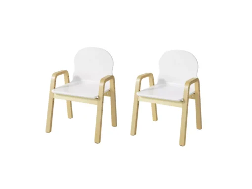 Lot De 2 Chaises Enfant Design Fauteuil Pour Enfants Avec Accoudoirs Et Dossier Chaise Confortable Haute Qualité- Hauteur Réglable,SoBuy KMB24-Wx2 -Meilleur Meubles Magasin chaise 19815351