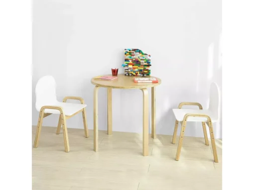 Lot De 2 Chaises Enfant Design Fauteuil Pour Enfants Avec Accoudoirs Et Dossier Chaise Confortable Haute Qualité- Hauteur Réglable,SoBuy KMB24-Wx2 -Meilleur Meubles Magasin chaise 19815357