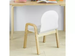 Lot De 2 Chaises Enfant Design Fauteuil Pour Enfants Avec Accoudoirs Et Dossier Chaise Confortable Haute Qualité- Hauteur Réglable,SoBuy KMB24-Wx2 -Meilleur Meubles Magasin chaise 19815363