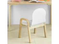 Lot De 2 Chaises Enfant Design Fauteuil Pour Enfants Avec Accoudoirs Et Dossier Chaise Confortable Haute Qualité- Hauteur Réglable,SoBuy KMB24-Wx2 -Meilleur Meubles Magasin chaise 19815365