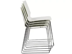 Lot De 4 Chaises De Salle à Manger Blanc HARTLEY -Meilleur Meubles Magasin chaise 21149459