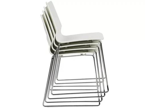 Lot De 4 Chaises De Salle à Manger Blanc HARTLEY -Meilleur Meubles Magasin chaise 21149459