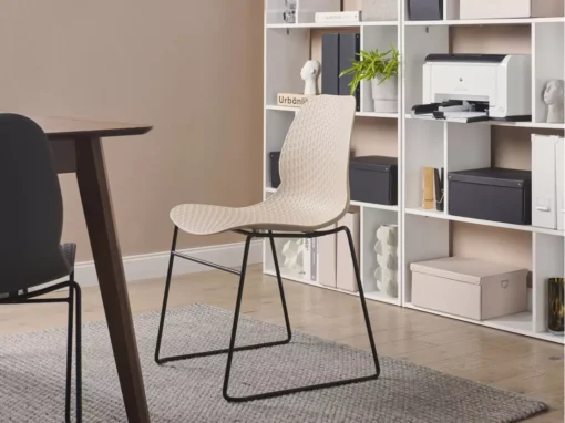Lot De 4 Chaises De Salle à Manger Beige PANORA -Meilleur Meubles Magasin chaise 21193965