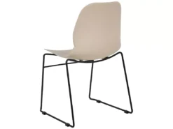 Lot De 4 Chaises De Salle à Manger Beige PANORA -Meilleur Meubles Magasin chaise 21193973