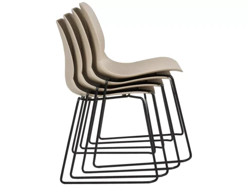 Lot De 4 Chaises De Salle à Manger Beige PANORA -Meilleur Meubles Magasin chaise 21193979