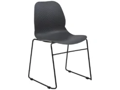 Lot De 4 Chaises De Salle à Manger Gris Foncé PANORA -Meilleur Meubles Magasin chaise 21193991