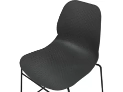 Lot De 4 Chaises De Salle à Manger Gris Foncé PANORA -Meilleur Meubles Magasin chaise 21193995