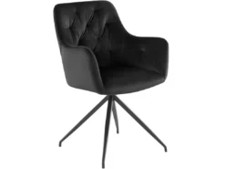 Fauteuil Tina 2pk Noir -Meilleur Meubles Magasin chaise 21547875