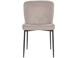 Lot De 2 Chaises De Salle à Manger En Tissu Taupe ADA -Meilleur Meubles Magasin chaise 22172615
