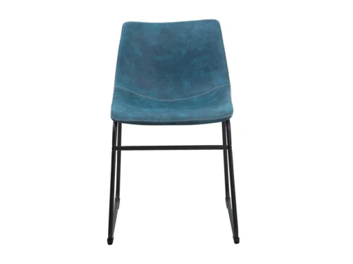 Lot De 2 Chaises En Tissu Bleu BATAVIA -Meilleur Meubles Magasin chaise 22742757