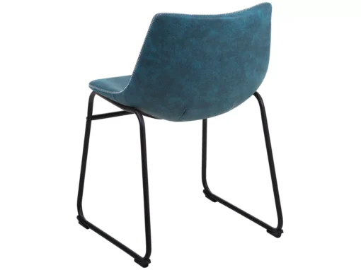 Lot De 2 Chaises En Tissu Bleu BATAVIA -Meilleur Meubles Magasin chaise 22742763