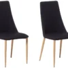 Lot De 2 Chaises De Salle à Manger Noir CLAYTON -Meilleur Meubles Magasin chaise 22819381