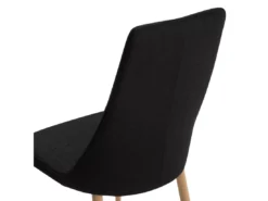 Lot De 2 Chaises De Salle à Manger Noir CLAYTON -Meilleur Meubles Magasin chaise 22819397