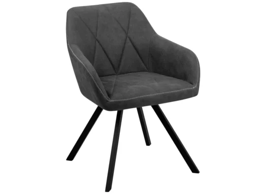 Lot De 2 Chaises En Tissu Gris MONEE -Meilleur Meubles Magasin chaise 22822883