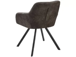 Lot De 2 Chaises En Tissu Gris MONEE -Meilleur Meubles Magasin chaise 22822889