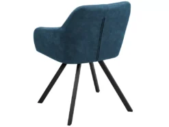 Lot De 2 Chaises En Tissu Bleu MONEE -Meilleur Meubles Magasin chaise 22822901