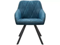 Lot De 2 Chaises En Tissu Bleu MONEE -Meilleur Meubles Magasin chaise 22822905