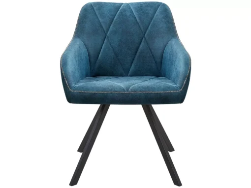 Lot De 2 Chaises En Tissu Bleu MONEE -Meilleur Meubles Magasin chaise 22822905