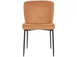 Lot De 2 Chaises De Salle à Manger En Tissu Orange ADA -Meilleur Meubles Magasin chaise 23599413