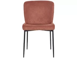 Lot De 2 Chaises De Salle à Manger En Tissu Marron ADA -Meilleur Meubles Magasin chaise 23599429