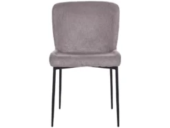 Lot De 2 Chaises De Salle à Manger En Tissu Gris Foncé ADA -Meilleur Meubles Magasin chaise 23599627