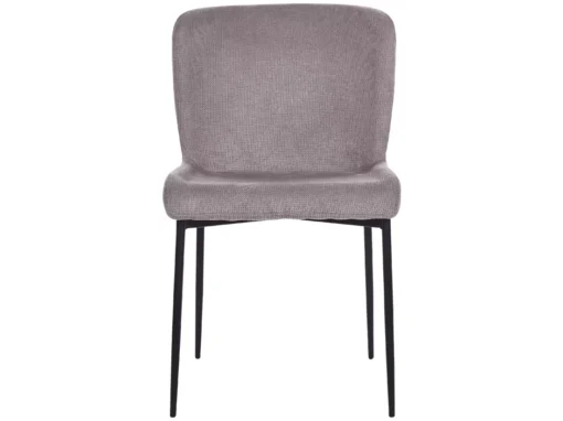 Lot De 2 Chaises De Salle à Manger En Tissu Gris Foncé ADA -Meilleur Meubles Magasin chaise 23599627