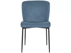 Lot De 2 Chaises De Salle à Manger En Tissu Bleu ADA -Meilleur Meubles Magasin chaise 23599643