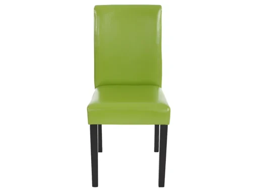 Chaise De Salle à Manger Littau Similicuir (lot De 6),simili-cuir, Vert, Pieds Foncés -Meilleur Meubles Magasin chaise 23682367