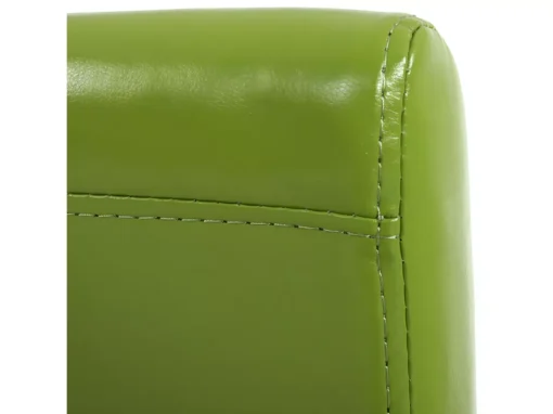 Chaise De Salle à Manger Littau Similicuir (lot De 6),simili-cuir, Vert, Pieds Foncés -Meilleur Meubles Magasin chaise 23682371
