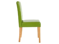 Chaise De Salle à Manger Littau Similicuir (lot De 6),simili-cuir, Vert, Pieds Clairs -Meilleur Meubles Magasin chaise 23682511