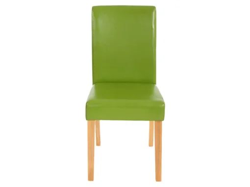Chaise De Salle à Manger Littau Similicuir (lot De 6),simili-cuir, Vert, Pieds Clairs -Meilleur Meubles Magasin chaise 23682513