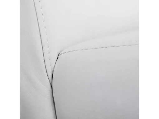 Chaise De Salle à Manger Littau Similicuir (lot De 2),simili-cuir, Blanc Mat, Pieds Clairs -Meilleur Meubles Magasin chaise 23689371