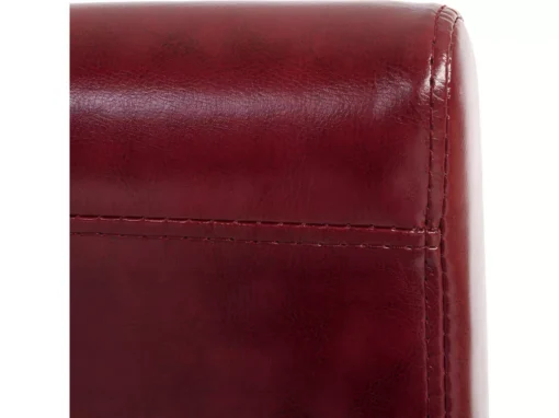 Chaise De Salle à Manger Littau Similicuir (lot De 2),simili-cuir, Brun Rouge, Pieds Clairs -Meilleur Meubles Magasin chaise 23689429