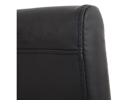 Chaise De Salle à Manger Littau Similicuir (lot De 2),simili-cuir, Noir Mat, Pieds Clairs -Meilleur Meubles Magasin chaise 23689485