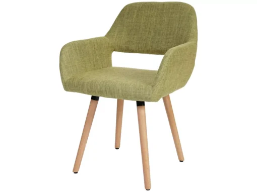 Chaise De Salle à Manger MCW-A50 II (lot De 6),tissu, Vert Clair -Meilleur Meubles Magasin chaise 23689891