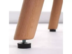 Chaise De Salle à Manger MCW-A50 II (lot De 6),tissu, Crème/gris -Meilleur Meubles Magasin chaise 23689935