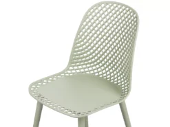 Lot De 4 Chaises De Salle à Manger Vertes EMORY -Meilleur Meubles Magasin chaise 23826285