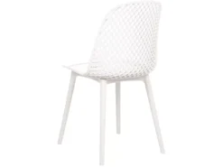 Lot De 4 Chaises De Salle à Manger Blanches EMORY -Meilleur Meubles Magasin chaise 23826319