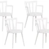 Lot De 4 Chaises De Salle à Manger Blanches MORILL -Meilleur Meubles Magasin chaise 23826397