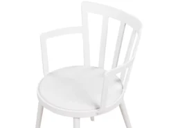 Lot De 4 Chaises De Salle à Manger Blanches MORILL -Meilleur Meubles Magasin chaise 23826407