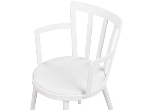 Lot De 4 Chaises De Salle à Manger Blanches MORILL -Meilleur Meubles Magasin chaise 23826407