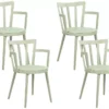 Lot De 4 Chaises De Salle à Manger Vertes MORILL -Meilleur Meubles Magasin chaise 23826431