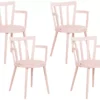 Lot De 4 Chaises De Salle à Manger Roses MORILL -Meilleur Meubles Magasin chaise 23826449