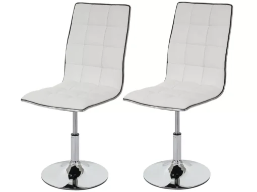 Chaise De Salle à Manger MCW-C41 (lot De 2),blanc -Meilleur Meubles Magasin chaise 23880951