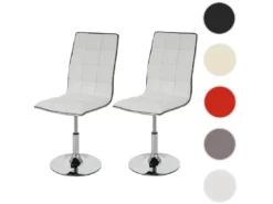 Chaise De Salle à Manger MCW-C41 (lot De 2),blanc -Meilleur Meubles Magasin chaise 23880961