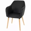 Chaise De Salle à Manger Vaasa T381,similicuir, Noir -Meilleur Meubles Magasin chaise 24176497