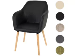 Chaise De Salle à Manger Vaasa T381,similicuir, Noir -Meilleur Meubles Magasin chaise 24176507