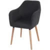 Chaise De Salle à Manger Vaasa T381,tissu, Gris -Meilleur Meubles Magasin chaise 24176639